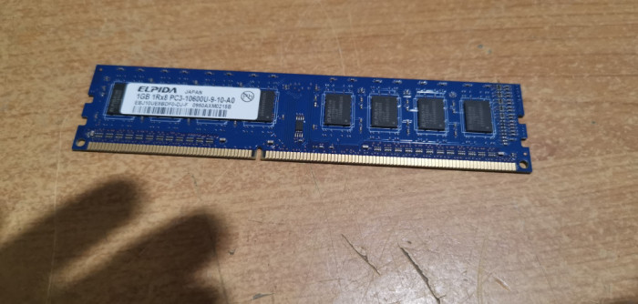 Ram PC Elpida 1GB DDR3 PC3-10600U EBJ10UE8BDF0-DJ-F