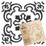 Șablon de plastic reutilizabil pentru țiglă // ENNA - 10x10cm