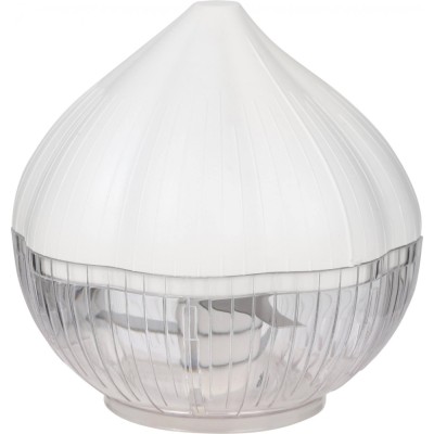 Cyrax Tocator manual pentru usturoi, in forma de usturoi, cutite rezistente, utilizare prin apasare, material ABS si inox, 9.5x9.5x9.3 cm, alb foto