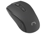 Mouse NATEC wireless USB A optic, 4 butoane, rază 10m, negru ergonomic
