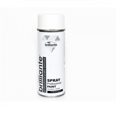 Vopsea Spray Brilliante Alb Pur Mat RAL 9010 400 ml foto