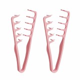 Cumpara ieftin Set 2 Piepteni de Volum pentru Par din ABS, Multifunctionali pentru Femei si Barbati, pentru Par Umed si Uscat, Ridicare la Radacina, Roz, 19 x 9 cm,