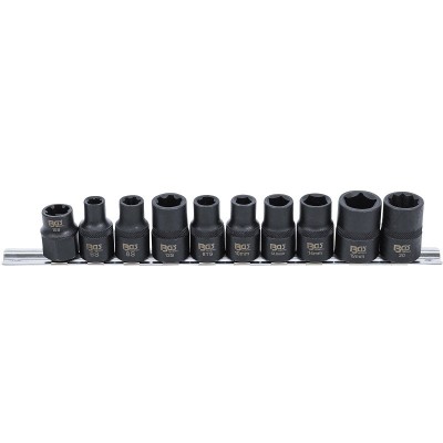Set de 10 tubulare speciale cu 3,5,6 si 10 laturi foto