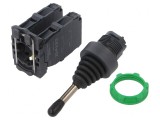 Joystick Comutator 22mm 4 NO Negru