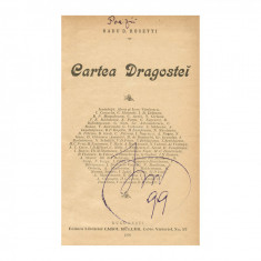 Radu D. Rosetti, Cartea Dragostei, 1896