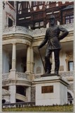 Statuia lui Carol I de la Peles// fotografie de presa anii &#039;90-2000, Romania 1900 - 1950, Portrete