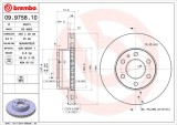 BREMBO 09.9758.10 PRIME LINE Disc frana