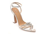 Sandale elegante GRYXX argintii, 82935, din piele ecologica