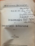 Insemnari si inscriptii bihorene - Titu L. Rosu