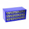 Organizer vertical cu sertare, metalic, albastru, 30.6x15.5x14.7 cm, Strend Pro