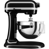 Mixer cu bol KitchenAid 5KSM55SXXEOB, 5.2L, 375 W, Model HEAVY DUTY, Negru