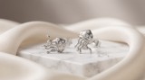 Cercei din Argint 925 in Forma de Meduza cu Cristale Zirconiu