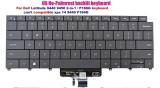 Tastatura Laptop 2-in-1, Dell, Latitude 9440, P166G, P166G001, 242RJ, 0242RJ, iluminata, neagra, layout US