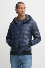 Tommy Jeans geacă de puf bărbați, culoarea bleumarin, de tranziție, DM0DM20659