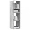 Gossi biblioteca, gri sonoma, 34x31x112 cm, lemn prelucrat