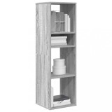 VidaXL Bibliotecă, gri sonoma, 34x31x112 cm, lemn prelucrat