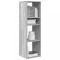 Gossi biblioteca, gri sonoma, 34x31x112 cm, lemn prelucrat
