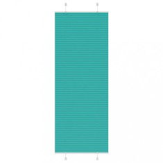 vidaXL Jaluzea plisată verde petrol 80x200cm Lățime țesătură 79,4 cm 4015411