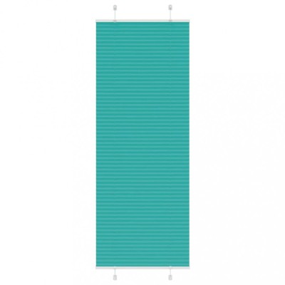 vidaXL Jaluză plisată verde petrol 70x200 cm Lățime țesătură 69,4 cm 4015409 foto