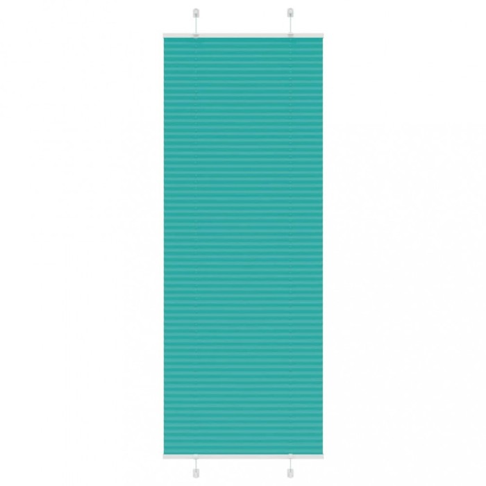 vidaXL Jaluză plisată verde petrol 70x200 cm Lățime țesătură 69,4 cm 4015409