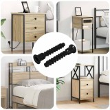 vidaXL Șurub Cap Socket 2 pcs Negru 7 x 40 mm Fier 864544