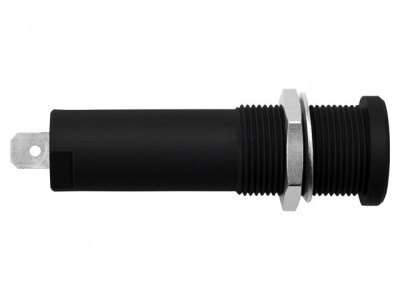 Soclu Banană 4mm Negru 16A 6000V pentru Panou foto