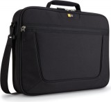 GEANTA CASE LOGIC, pt. notebook de max. 15.6 inch, 1 compartiment, buzunar frontal, waterproof, poliester, negru, &quot;3201491&quot; &quot;VNCI-215 BLACK&quot;