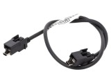Cablu MOLEX USB 2.0 Mini B 500mm Negru Ecranat 111014-5000