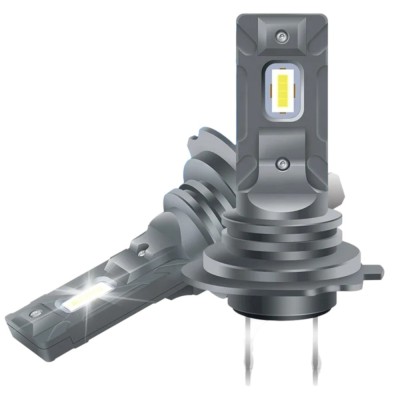 Set 2 becuri auto LED H7, 120W/set, 12V, 6000K, LED SMD 3570 foto