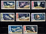 A12 S1 6 - Timbre foarte vechi - Ungaria - statii spatiale, Spatiu, Stampilat