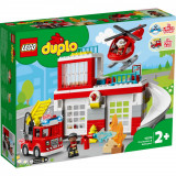 LEGO&reg; Duplo - Remiza de pompieri si elicopter (10970)