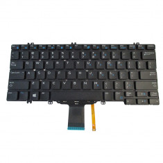 Tastatura laptop noua DELL Latitude 13 7380 E7380 Black Backlit US DP/N 0NPN8
