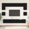 vidaXL Set comodă TV 8 pcs Stejar negru 100 x 30 x 30 cm Lemn compozit