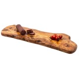 Platou servire Salerno din lemn de măslin 60 cm