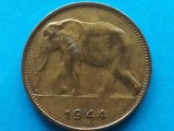 CONGO BELGIAN-1 FRANC 1944