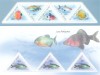Guinea 2011 - Fauna Marina - PESTI - 2 KB - MNH, Nestampilat
