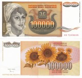 IUGOSLAVIA 100.000 dinara 1993 UNC!!!