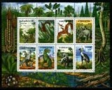 UZBEKISTAN 1999, Fauna, Animale preistorice, Dinozauri, serie neuzata, MNH