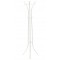 Cuier hol metalic 170 cm, design minimalist, alb
