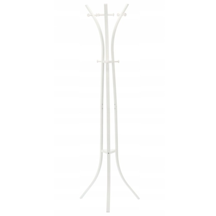 Cuier hol metalic 170 cm, design minimalist, alb Household NewTrend