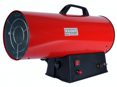 Aeroterma industriala pe gaz 15 KW Raider Power Tools foto