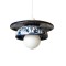 Pendul Deco Republic &bdquo;Strachina albastra&rdquo; E27, 1x60W, ceramica autentica Corund