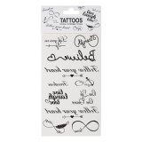 Autocolante CMCLASS cu mesaje si grafici personalizate, negre, pentru decoratiuni