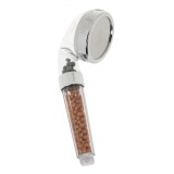 Para Duș Filtrant, Transparent, Filtru Economisire Apă, Diametru 7.5cm, &Icirc;nălțime 22cm, Oem