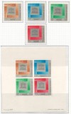 Laos 1966 Mi 189/92 + bl 40 MNH - 20 de ani de UNESCO