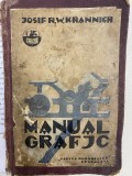 1928 Manual Grafic - Josif R.W. Krannich, Cartea Romaneasca, reclame interbelic