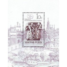 Ungaria 1987 - ziua marcii postale, colita neuzata