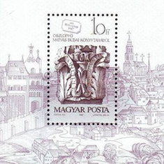 Ungaria 1987 - ziua marcii postale, colita neuzata