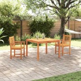 vidaXL Set de masă pentru grădină 3 pcs Maro Lemn masiv de acacia 3375645