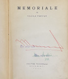 MEMORIALE-VASILE PARVANU 1923